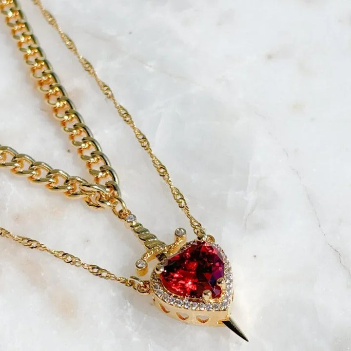 14K Gold Plated Fantasy Necklace