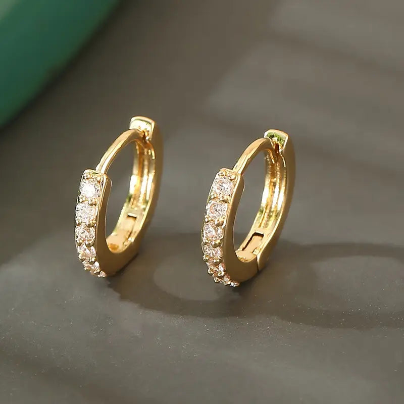 Antique-Inspired Chic Gold Earrings