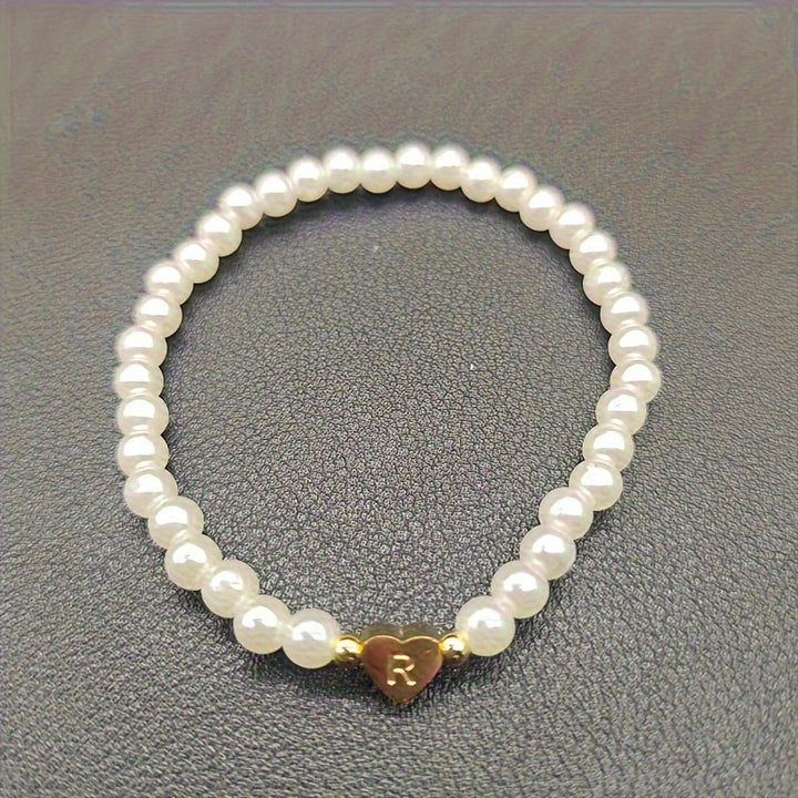 A-Z Heart Initial Bracelet