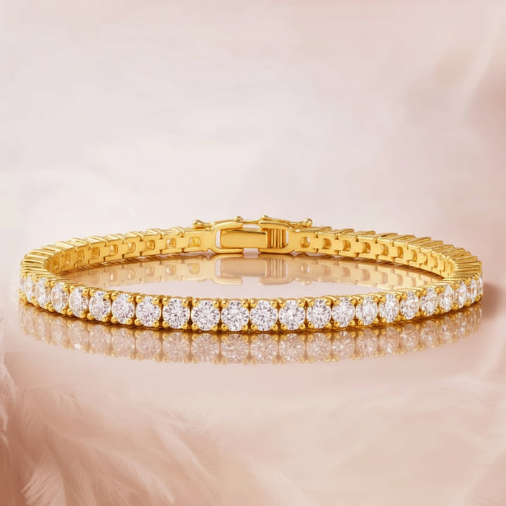 Timeless Gold Classic Tennis Bracelet