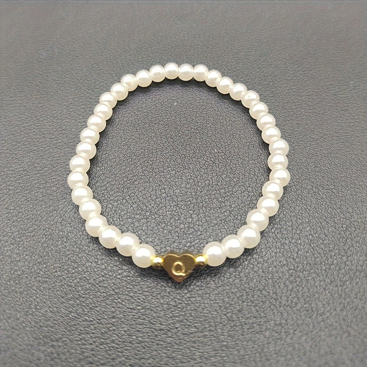 A-Z Heart Initial Bracelet