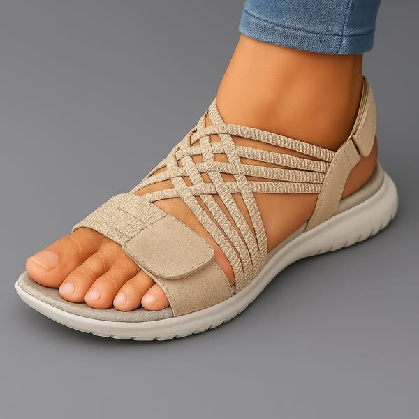 Leichte Orthopädische Sandalen Orthopedic Sandals in Beige