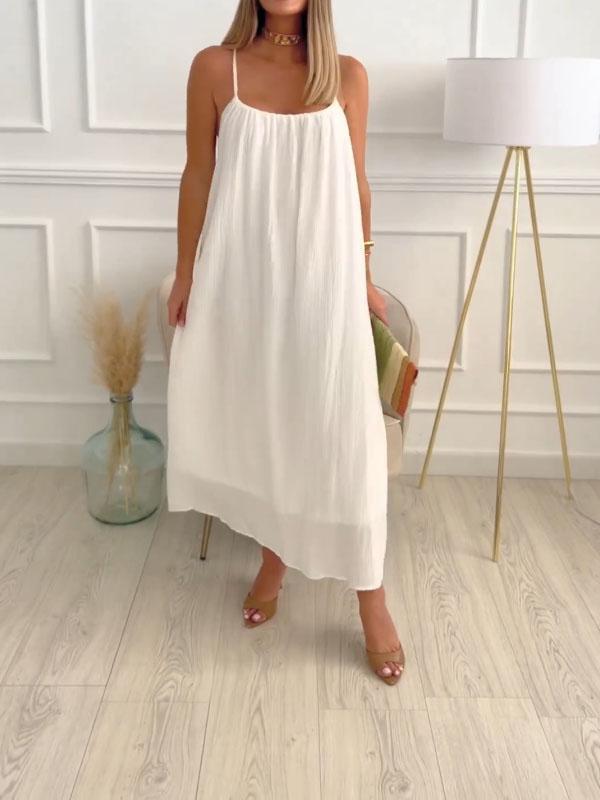 Soft Linen Wedding Guest Maxi Dress (6)