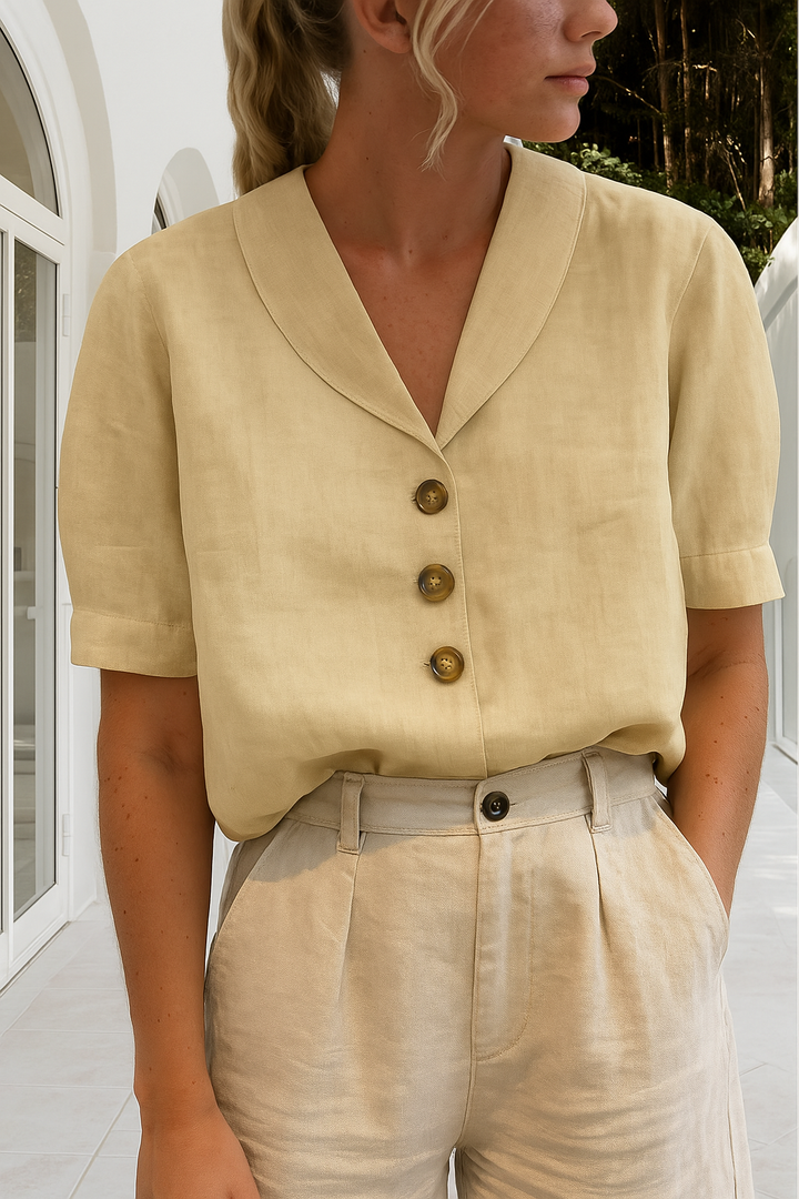 Trendiges Damen-T-Shirt Womens t-shirt in Beige