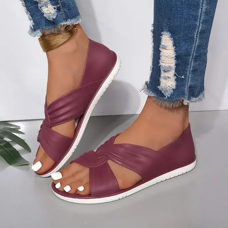 Women's Black Orthopedic Sandals for Everyday (9)