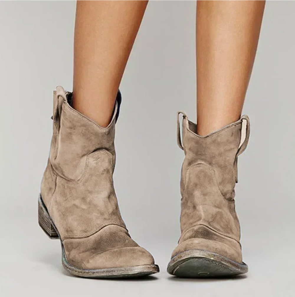 Women's Boots Western Suede for Autumn (2)
