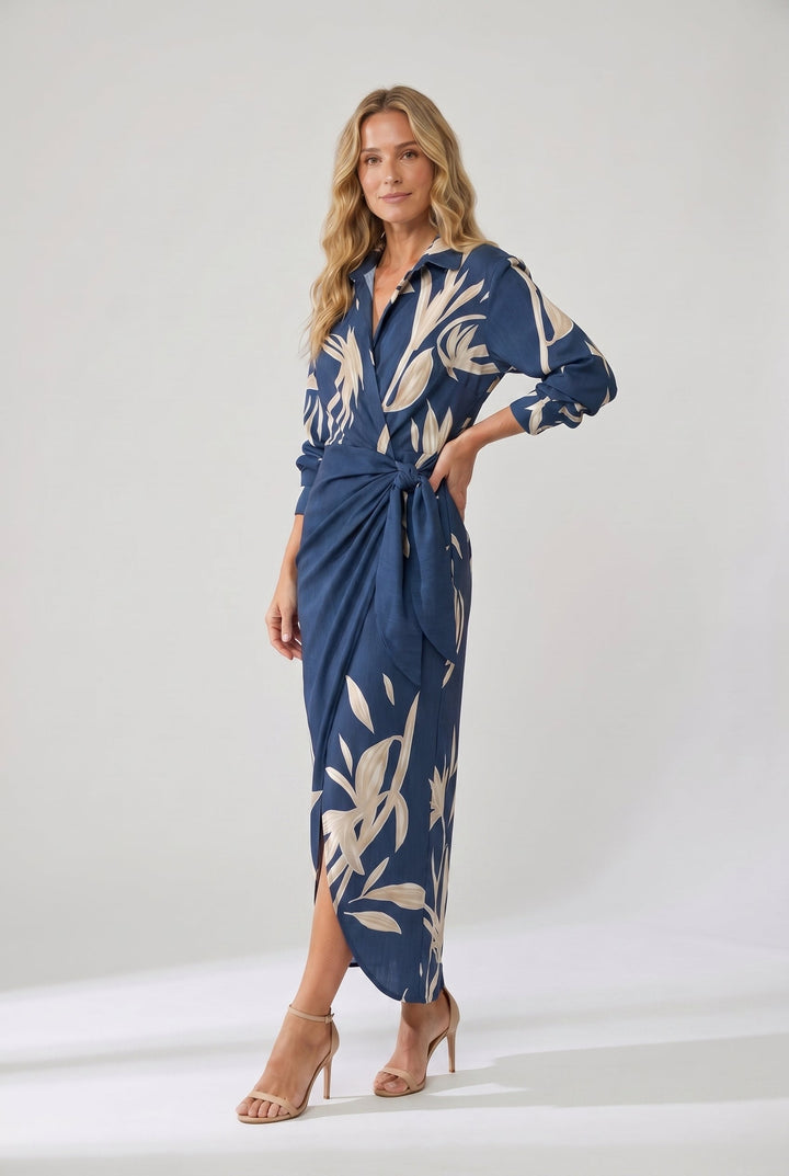 Women's Botanical Maxi Summer Dress (3)