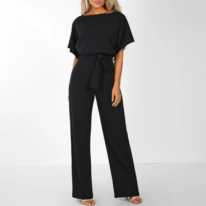 Women's Casual Jumpsuit for Autumn Outfits in Black