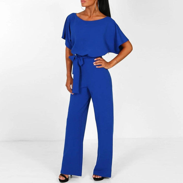 Women's Casual Jumpsuit for Autumn Outfits in Blue
