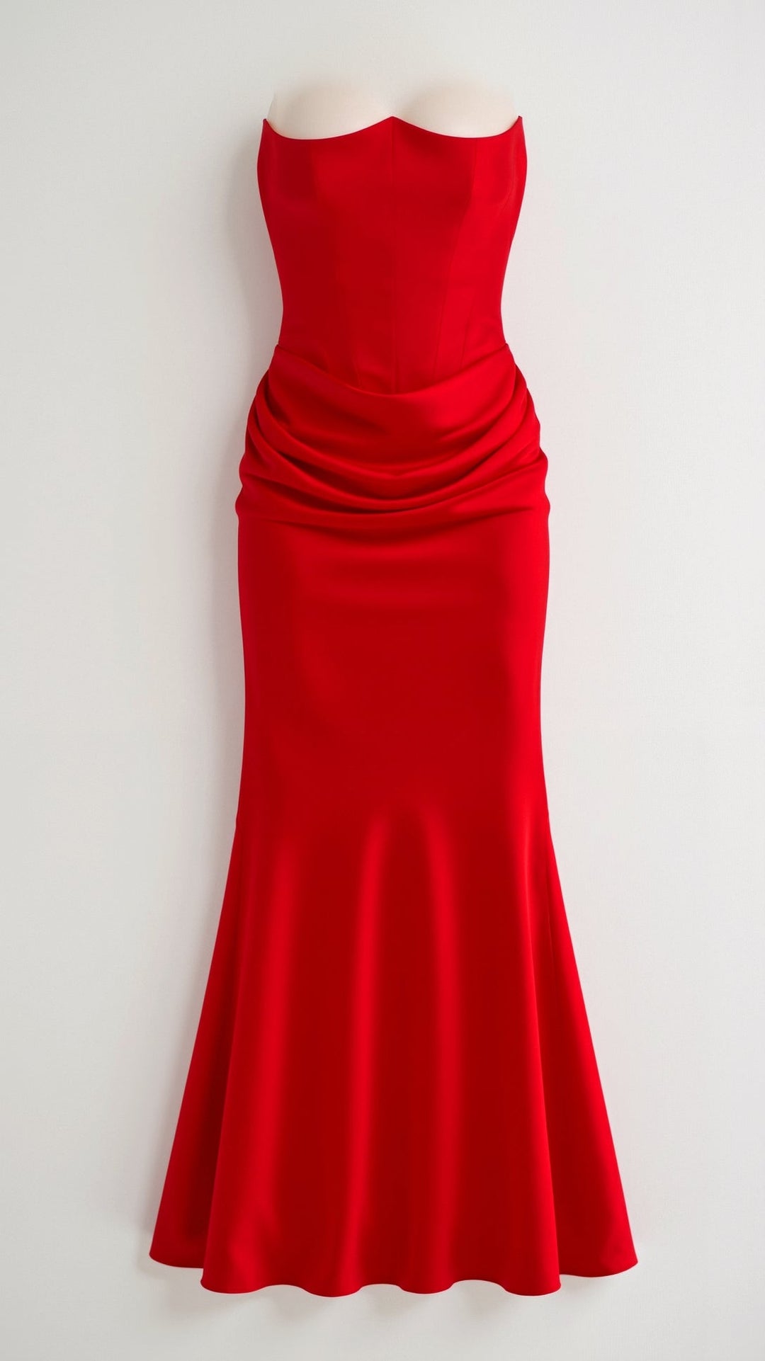 Women's Column Maxi Dress for Wedding Guests in Red 3