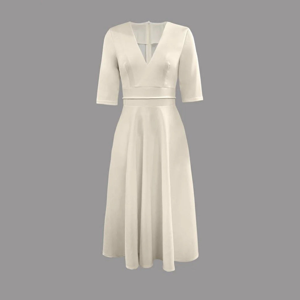 Women's Elegant Wedding Guest Dress for Parties (2)