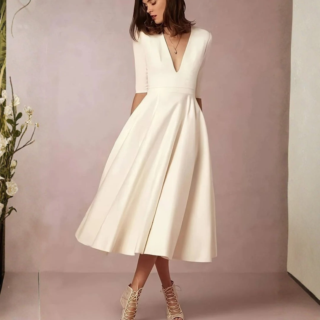 Women's Elegant Wedding Guest Dress for Parties (3)