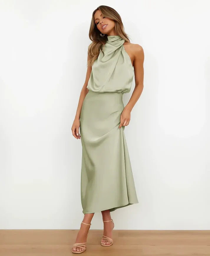 Women's Elegant Wedding Guest Midi Dress (6)