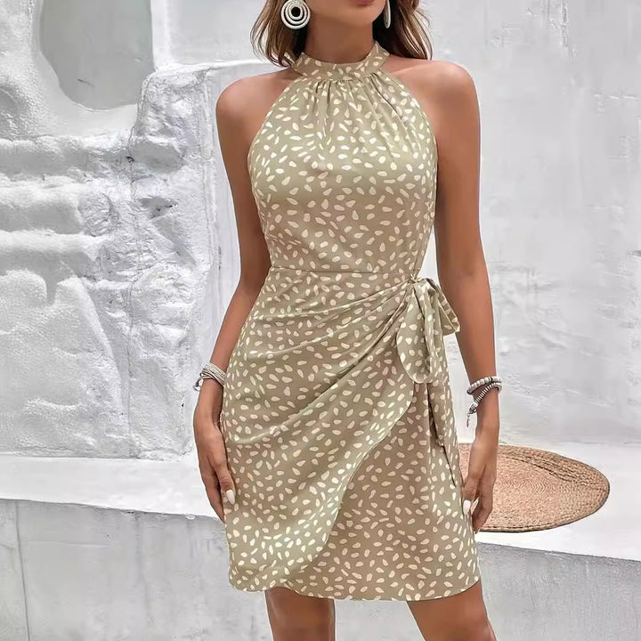 Women's Elegant Wrap Wedding Guest Dress (5)