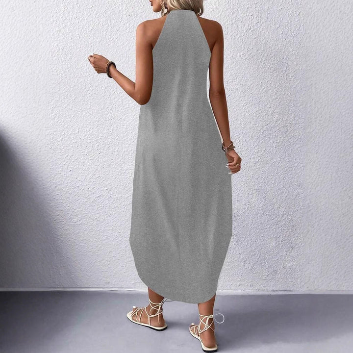 Women's Flowy Maxi Halter Dress (3)
