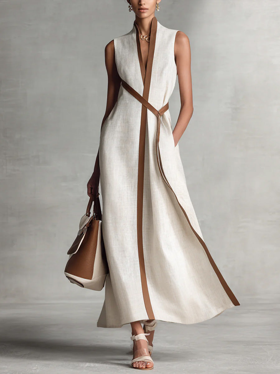 Women's Lightweight Autumn Wedding Guest Dress in White
