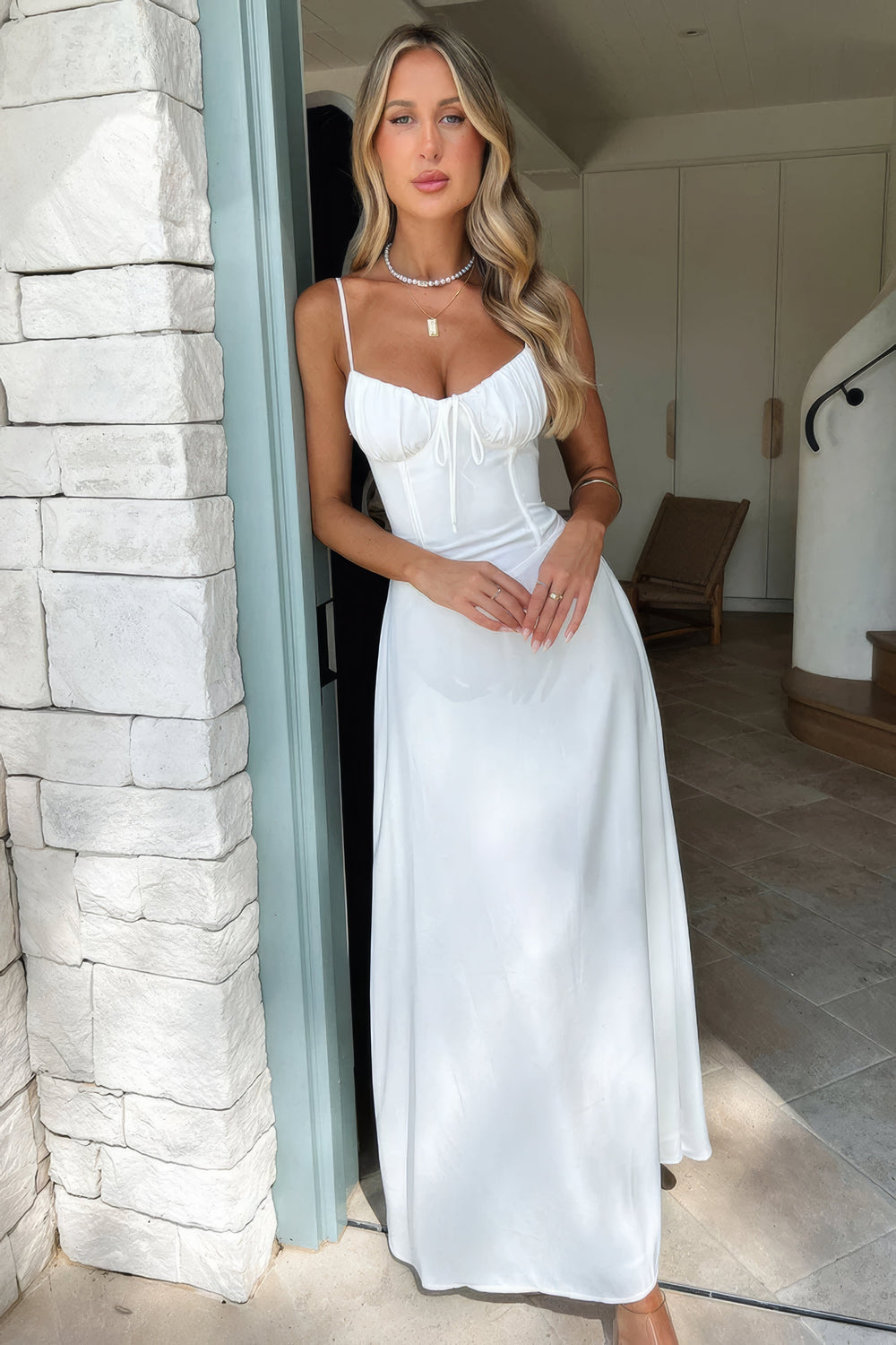 Women's Lightweight Maxi Wedding Guest Dress (2)