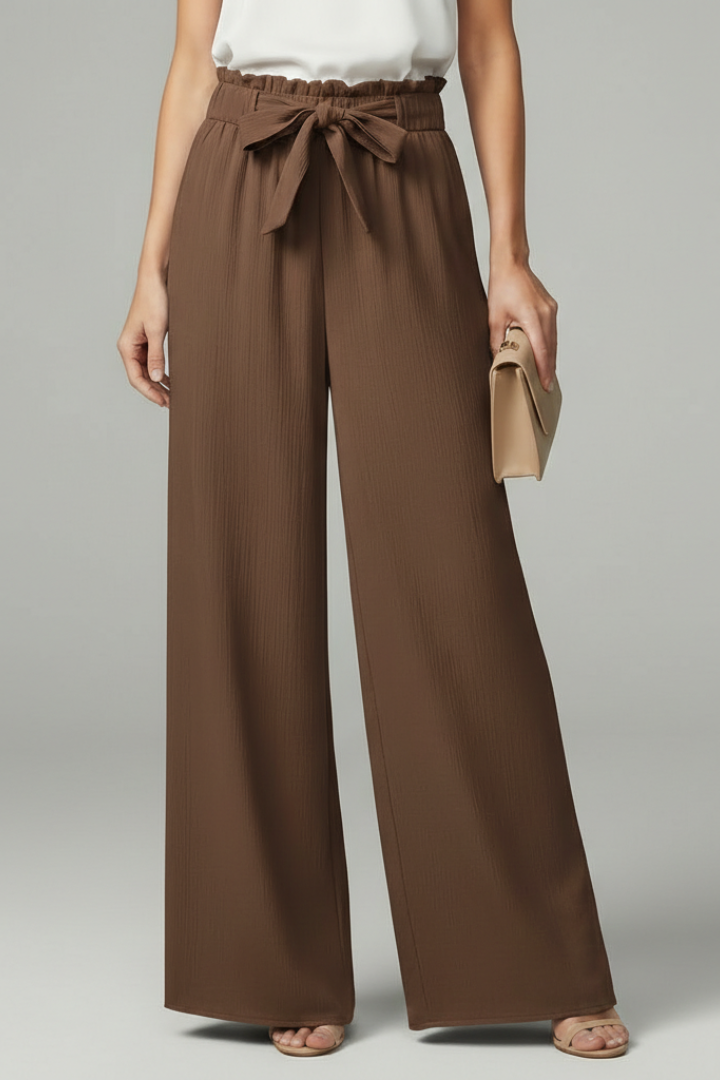 Women's Lightweight Wide Leg Trousers for Summer (7)