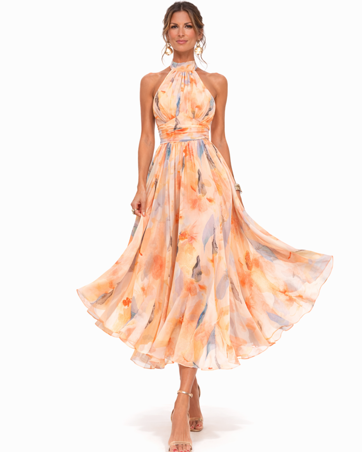 Women's Linen Maxi Dress for Summer Weddings (2)