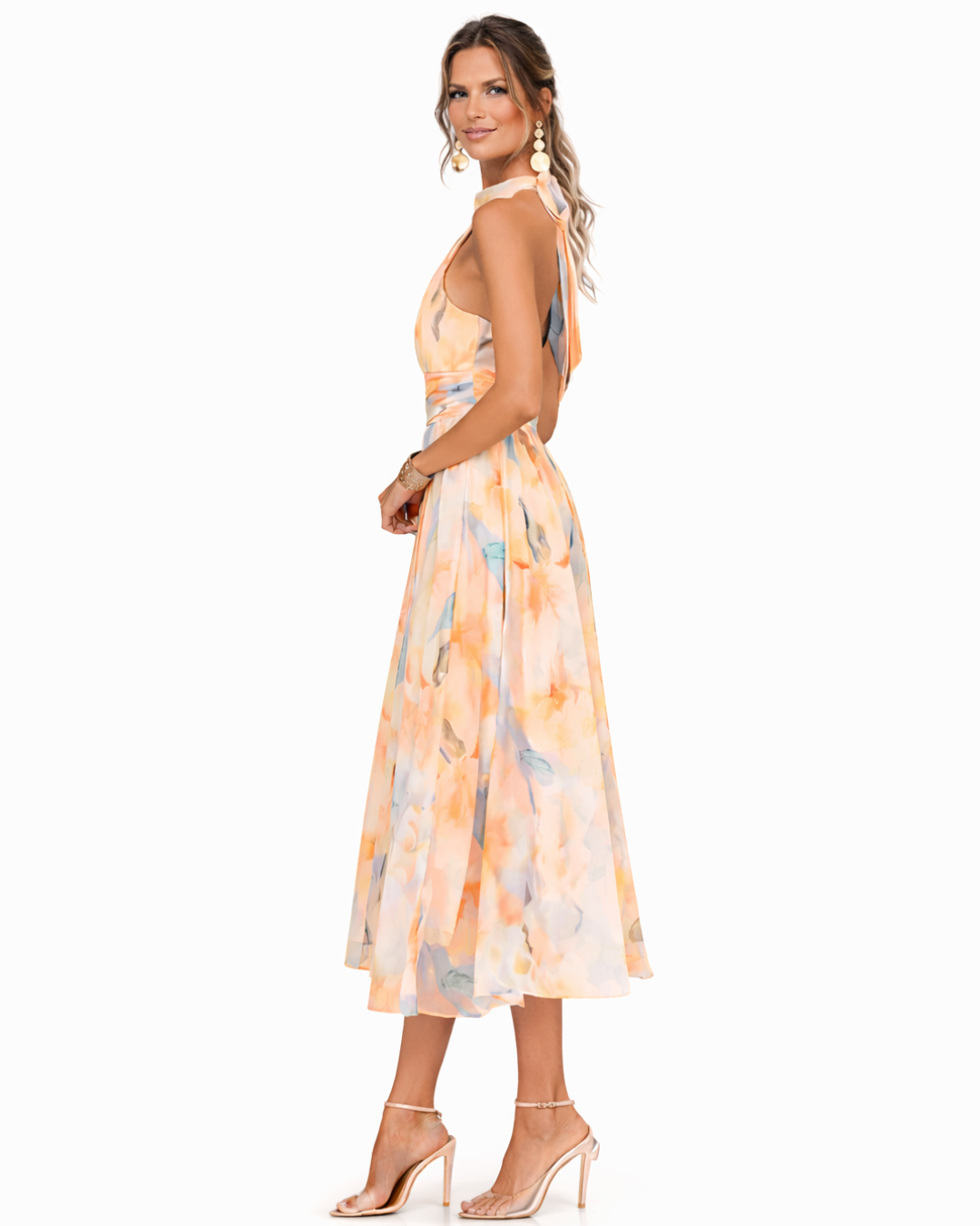 Women's Linen Maxi Dress for Summer Weddings (3)
