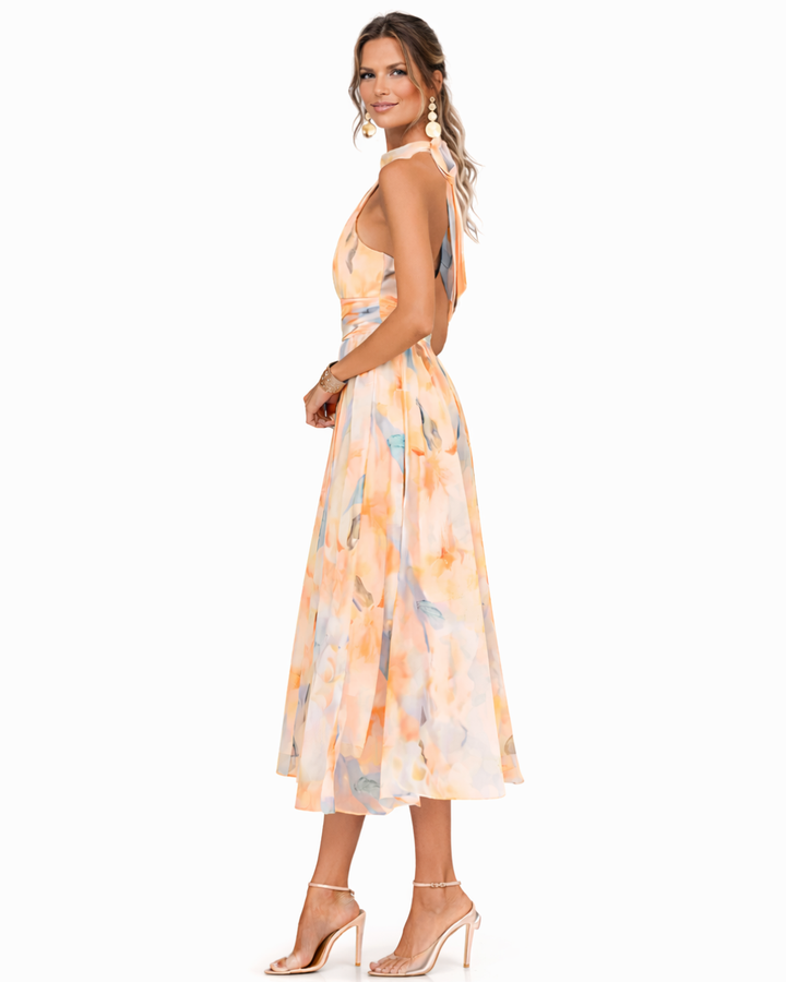 Women's Linen Maxi Dress for Summer Weddings (3)