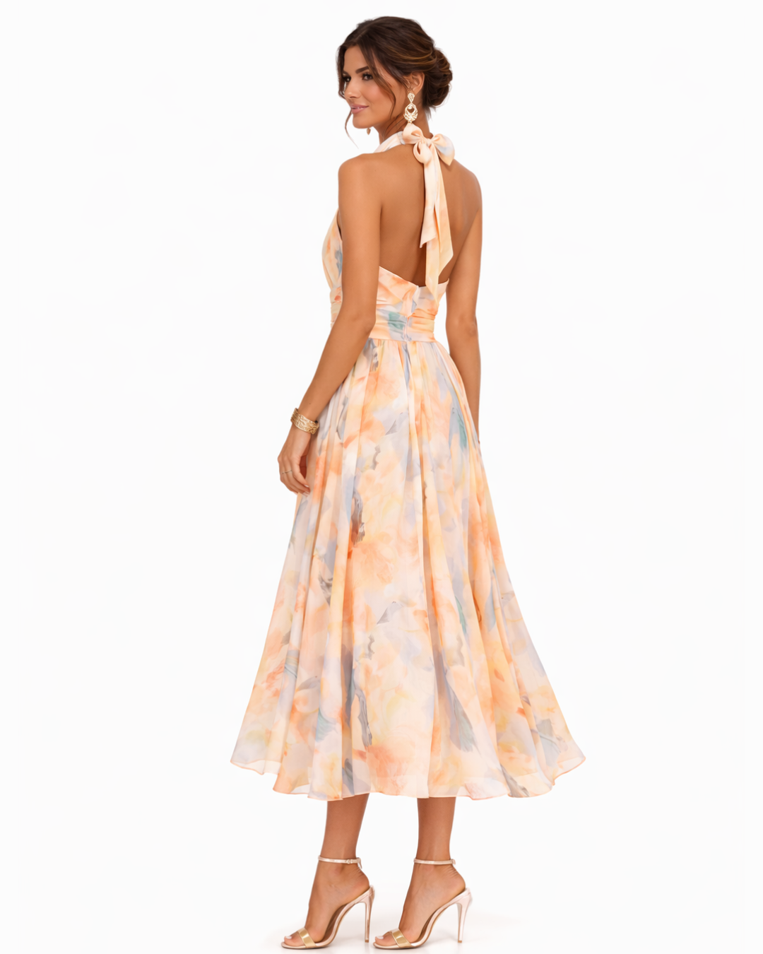 Women's Linen Maxi Dress for Summer Weddings (4)