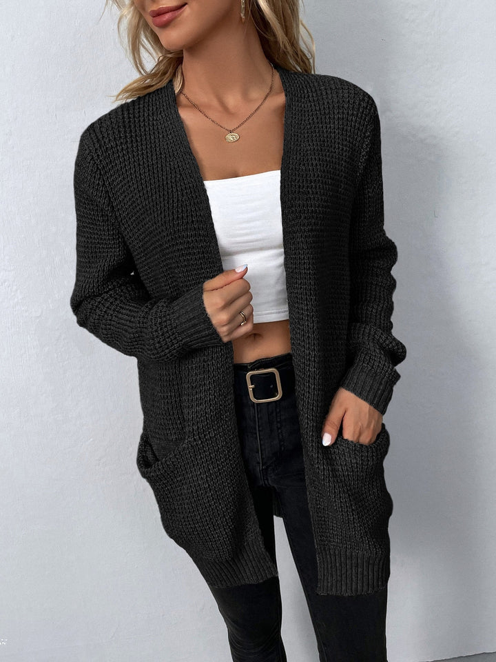 Women's Long Knitted Jumper for Layering (9)