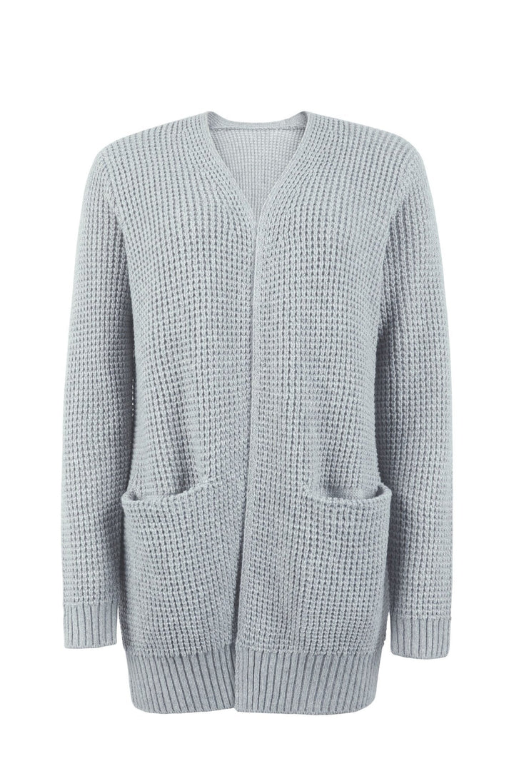 Women's Long Knitted Jumper for Layering in Pink