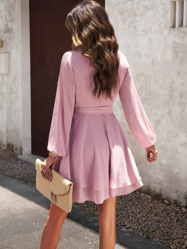 Women's Soft Linen Wedding Guest Dress (9)