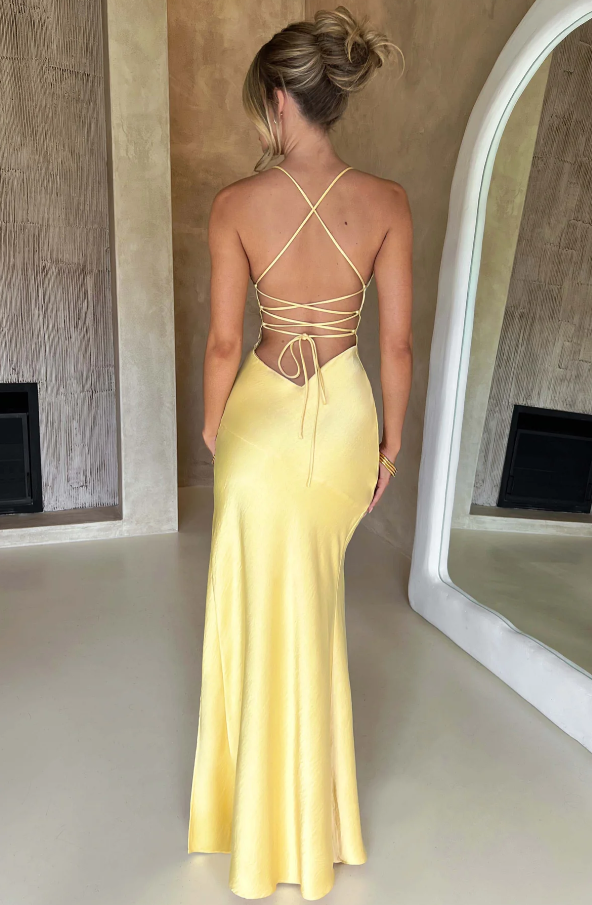 Women’s Thin Strap High Slit (2)