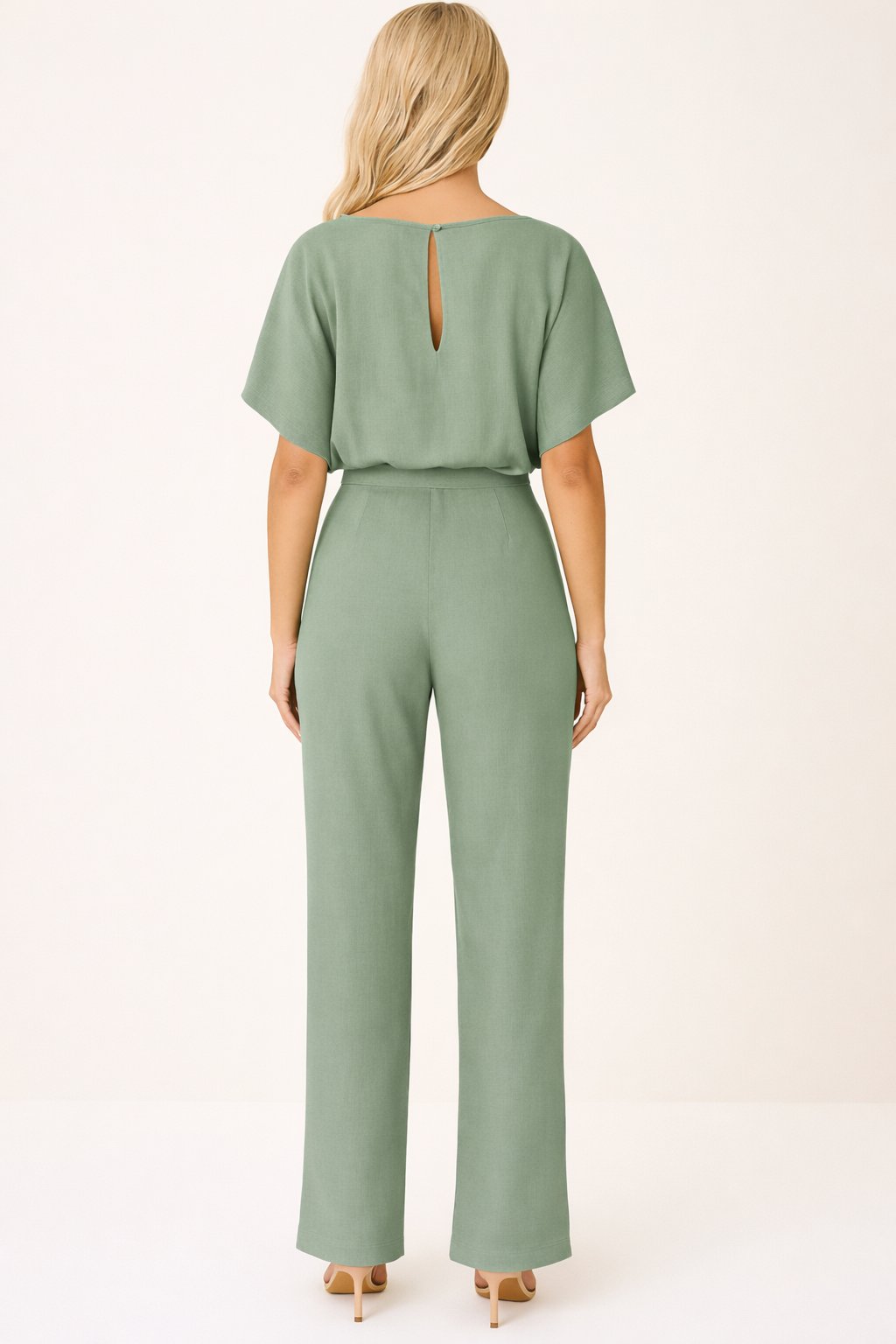 Women's Wide-Leg Jumpsuit with Adjustable Tie Waist (11)